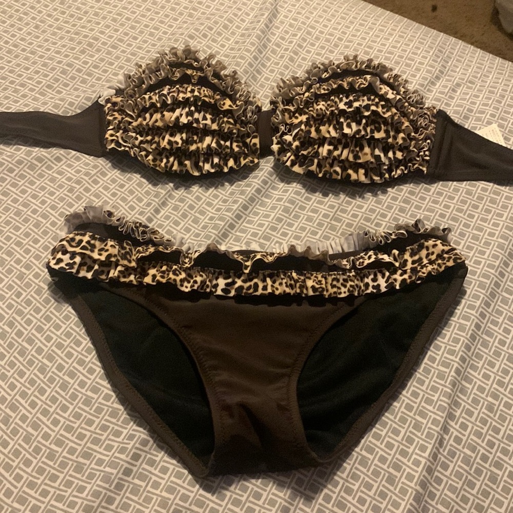 Cheetah Print Bikini Set